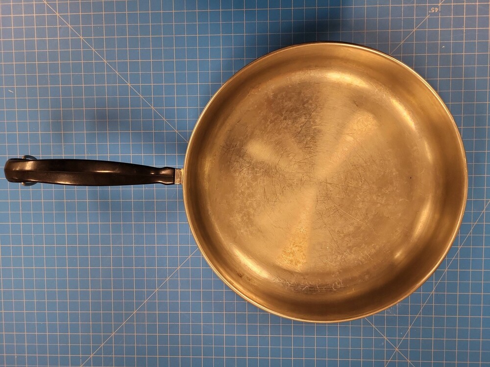 Vintage Farberware Aluminum Clad Stainless Steel Fry Pan Skillet Cookware USA